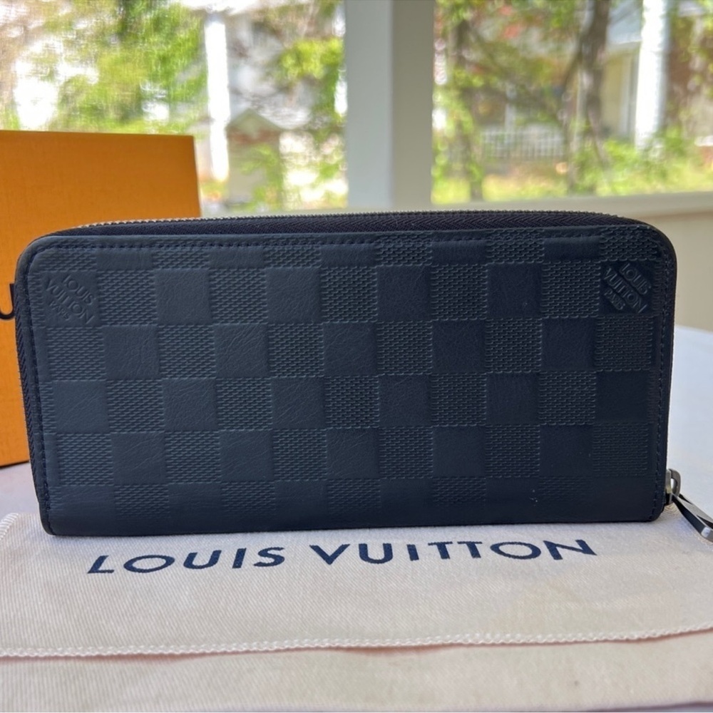 Authentic Louis Vuitton Damier Infiniti wallet black silver - Picture 9 of 9